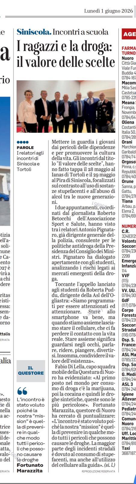 I ragazzi e la droga: il valore delle scelte