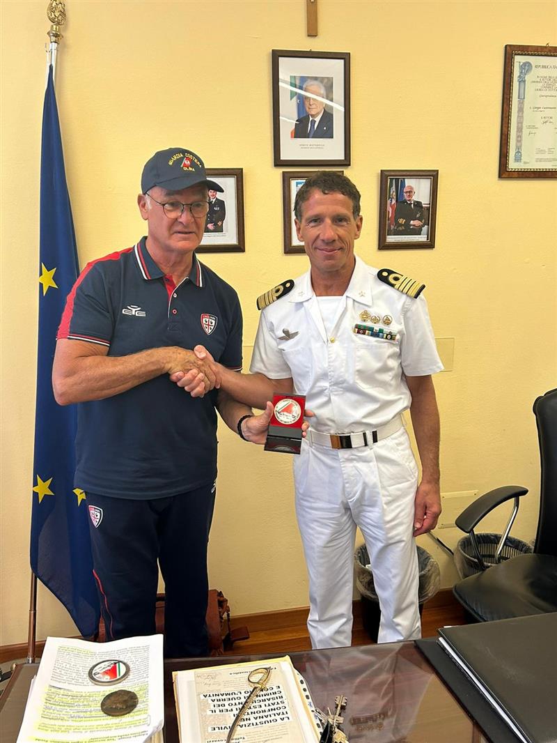 Ranieri alla Direzione Marittima di Olbia