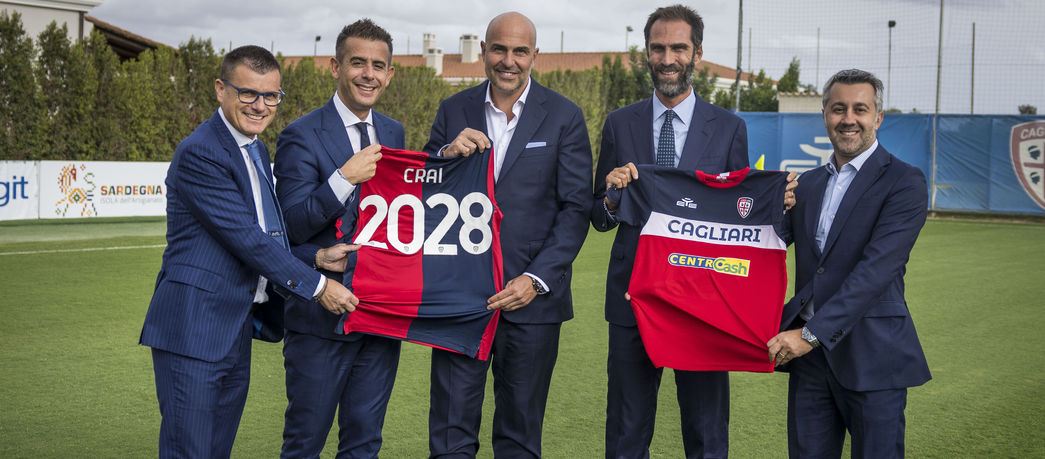 Il Centro Sportivo del Cagliari Calcio diventa "CRAI Sport Center"