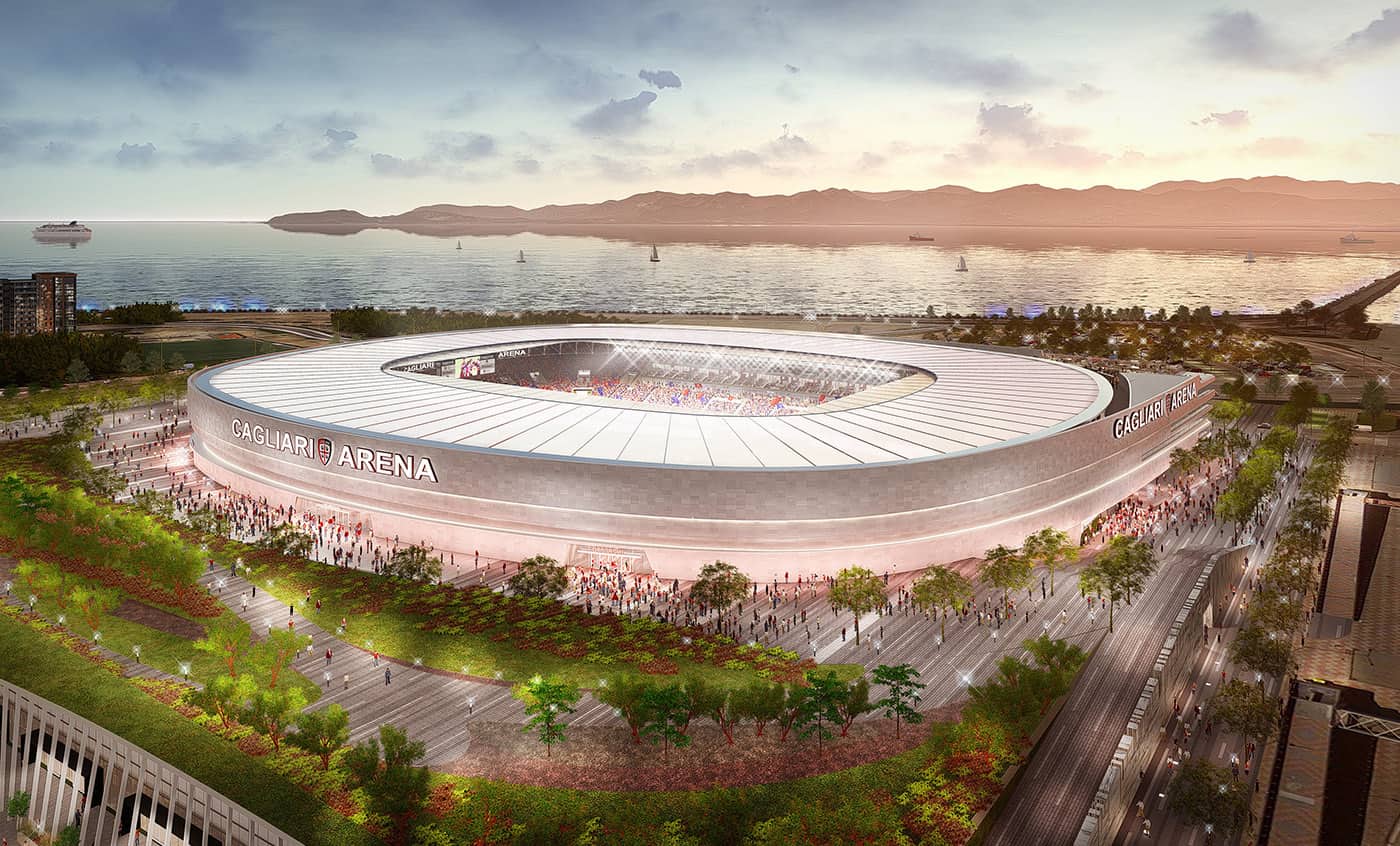 In dirittura d’arrivo la costruzione del nuovo stadio del Cagliari Calcio. Ultimo scoglio in Regione.
