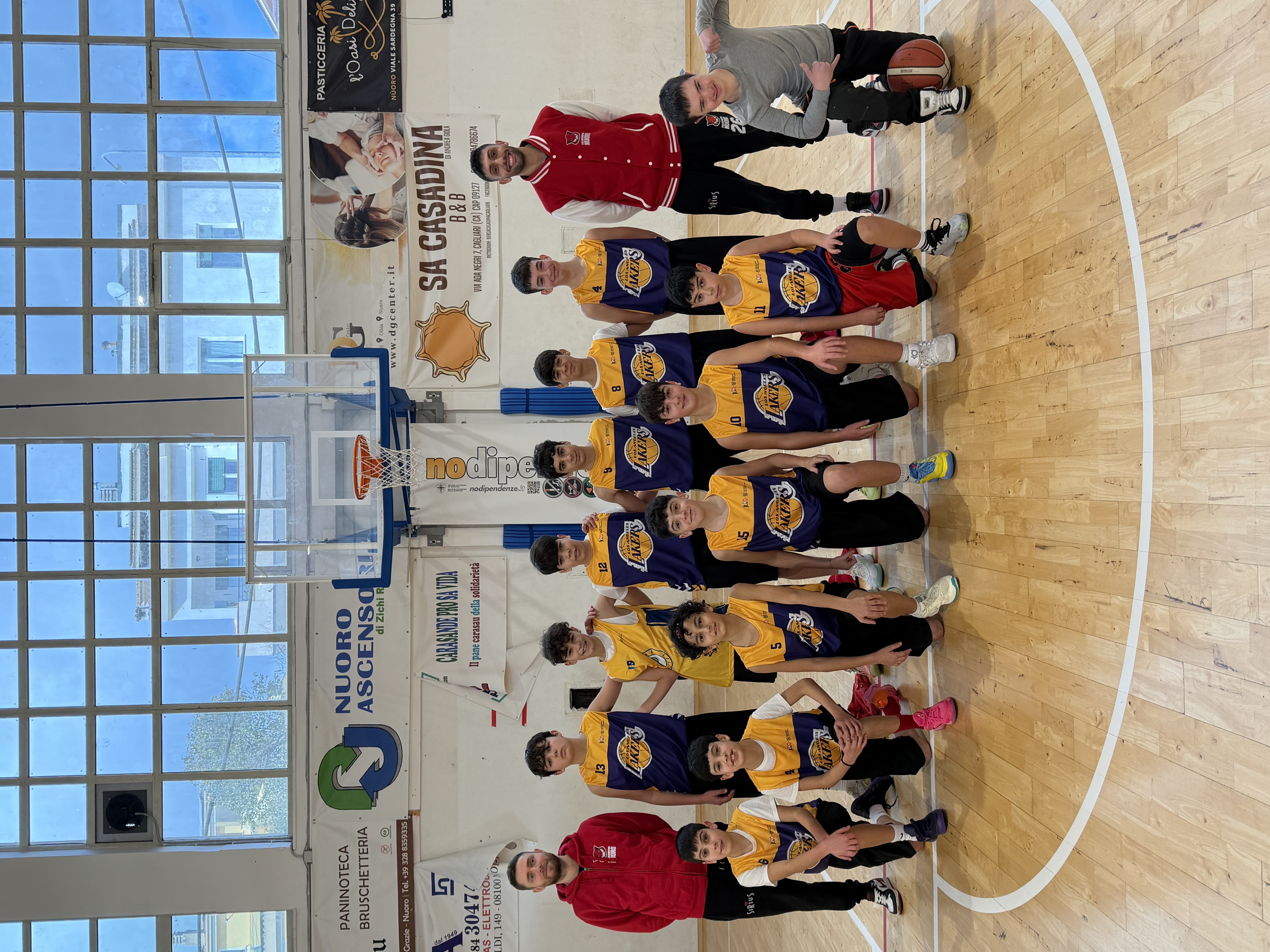 A Nuoro l’Under 13 cresce. Al primo anno dopo il mini basket si gioca il primo posto nel proprio girone con Basket 90.