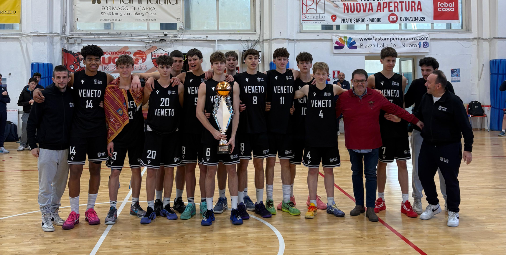 A Nuoro il Veneto si aggiudica il prestigioso “Trofeo Regione Sardegna – NU4Basket”. Augusto Grandi è stato l’MVP.